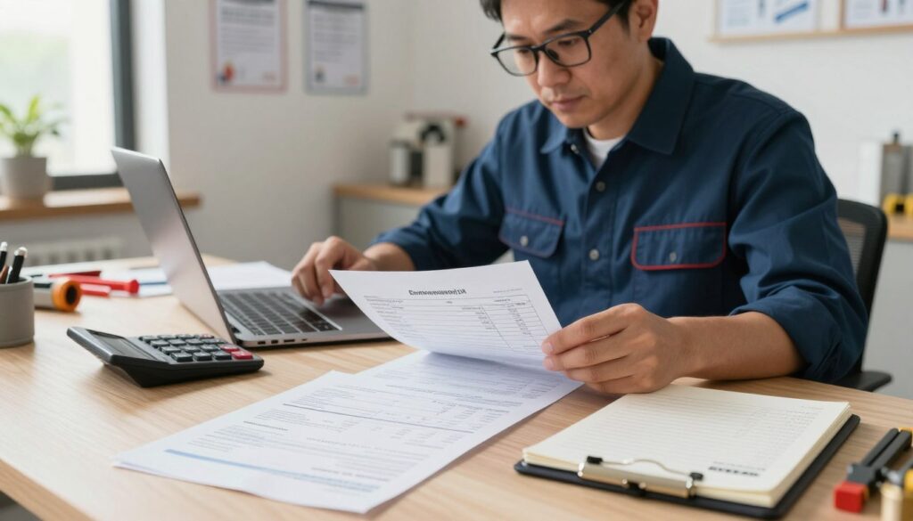 licensed plumber record keeping